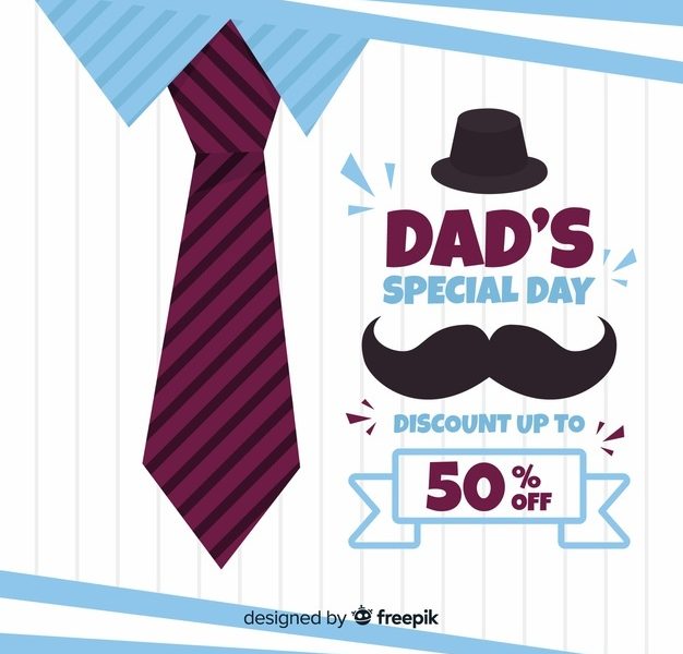 Father’s day sale Free Vector