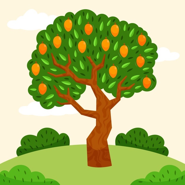 Flat Design Green Mango Tree 23 2148820953