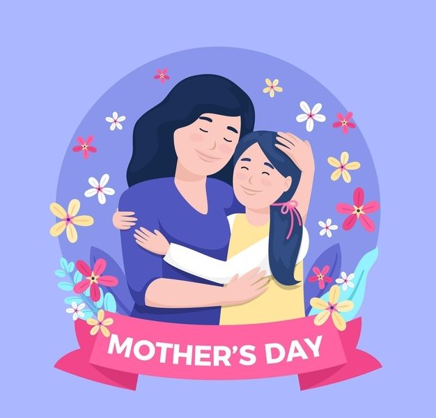 Flat mother’s day illustration Free Vector