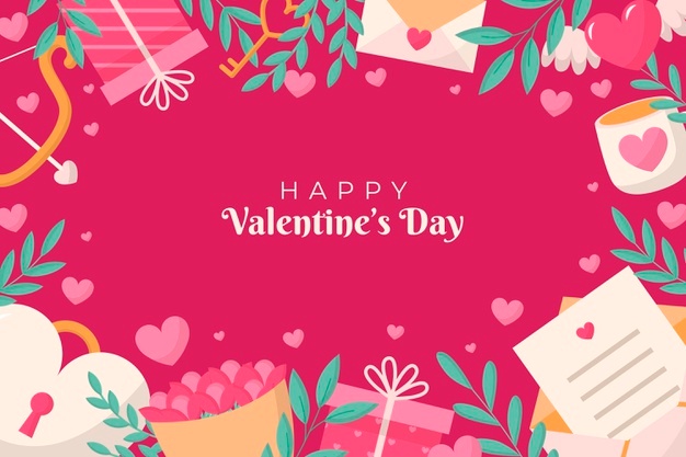 Flat Valentine S Day Background 23 2149215199