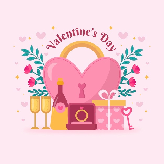 Flat Valentine S Day Illustration 23 2149225350