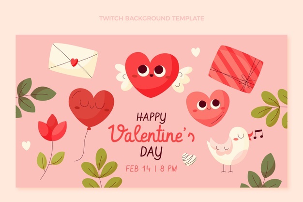 Flat Valentine S Day Twitch Background 23 2149226573