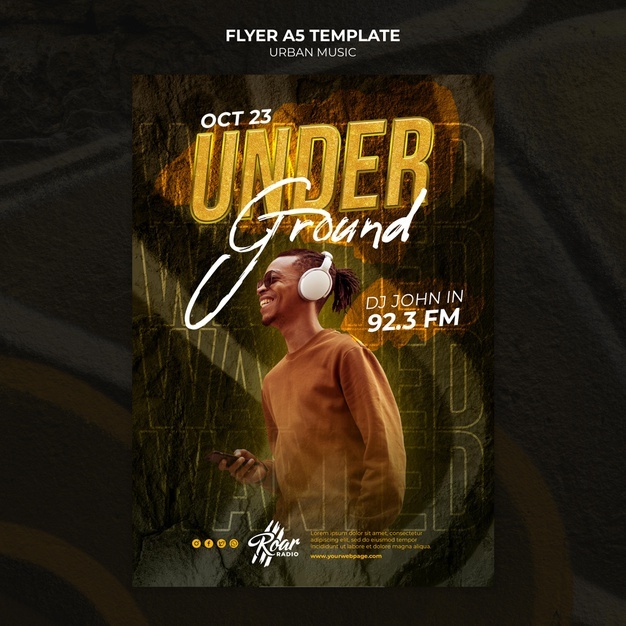 Flyer Urban Music Design Template 23 2149081161
