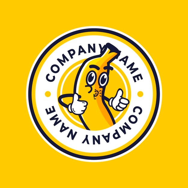 Funny Banana Character Illustrated Logo 23 2148721720