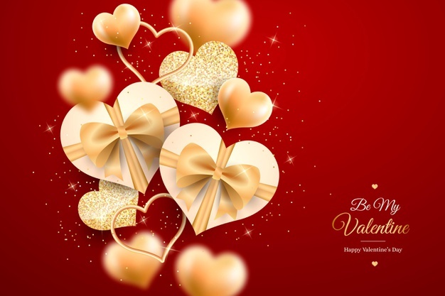 Golden Valentine S Day Wallpaper 52683 53386