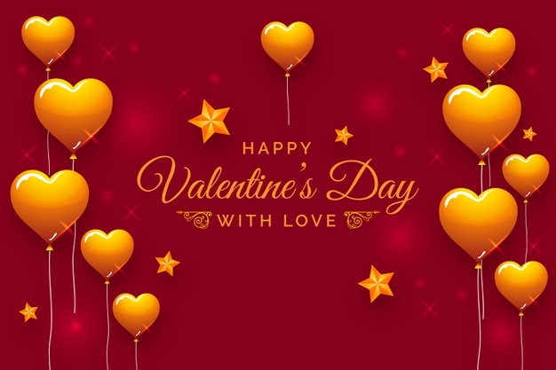 Golden Valentines Day Background 23 2148804936