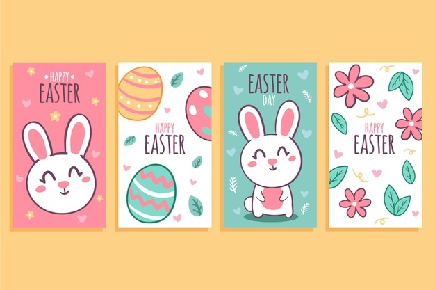 Hand Drawn Easter Instagram Stories Collection 23 2148878604