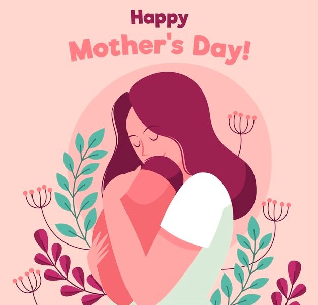 Hand drawn mother’s day illustration Free Vector