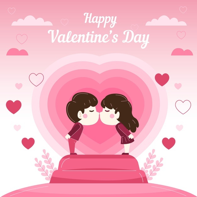 Hand Drawn Valentine S Day Background 23 2148810472