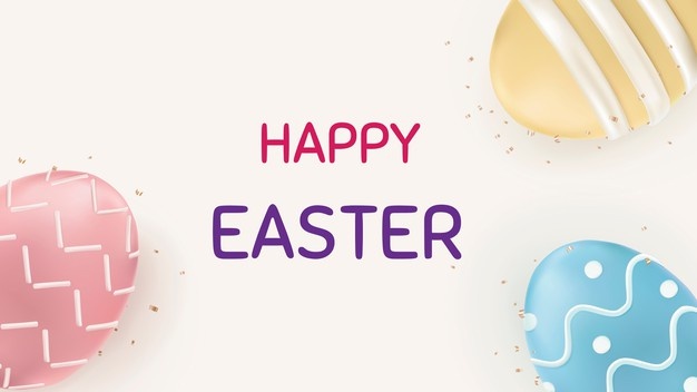 Happy Easter Colorful Eggs Festival Celebration Greeting Social Banner 53876 129029