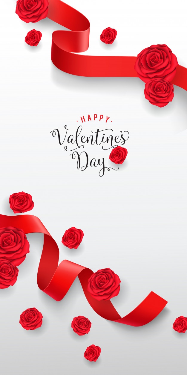 Happy Valentine Day Lettering Creative Inscription 1262 17896