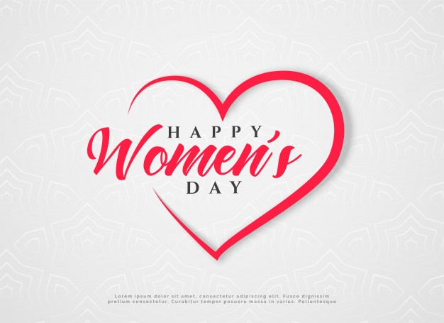 Happy Women S Day Hearts Greeting 1017 17439