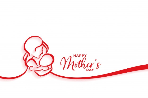 Mother Baby Silhouette Design Happy Mothers Day 1017 25002