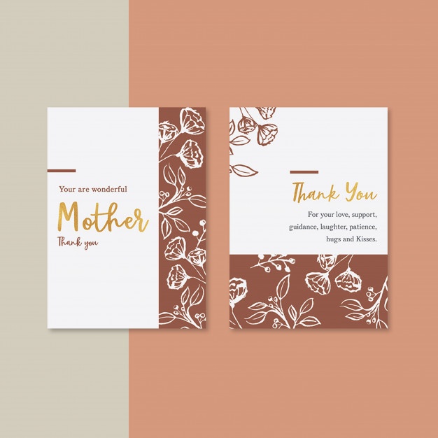 Mother S Day Card With Contrast Colour Flowers 83728 629