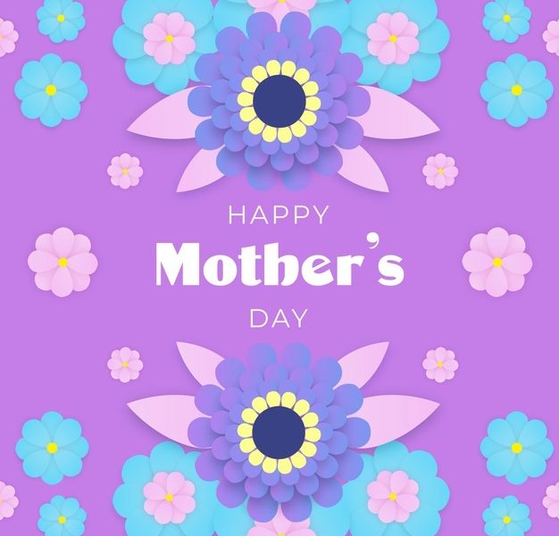 Mother’s day illustration in paper style Free Vector