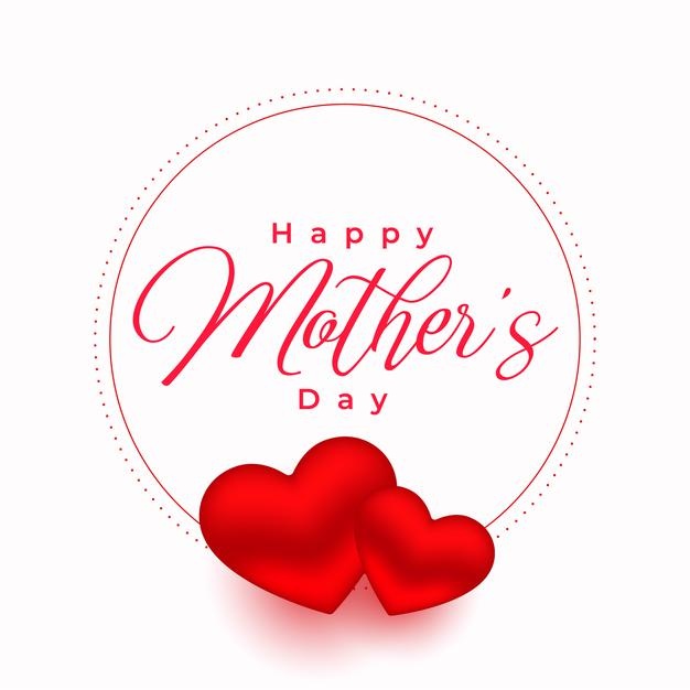 Mothers Day Red Hearts Poster Background 1017 31629