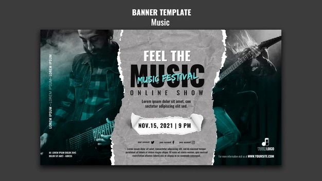 Music Banner Design Template 23 2149081199