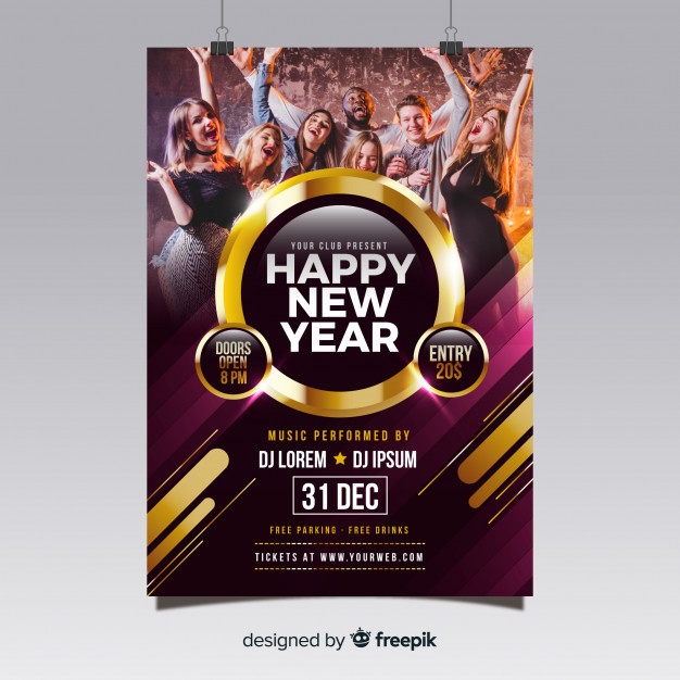 New Year Party Poster 2019 52683 1529