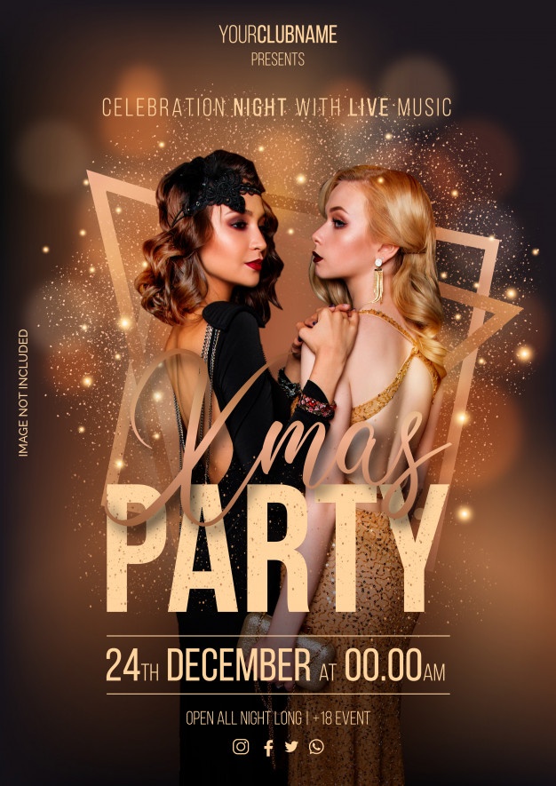 New Year S Eve Party Poster Ready Print 1361 1827