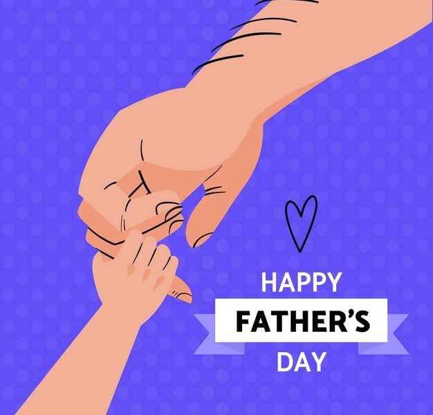 Organic flat father’s day illustration Free Vector