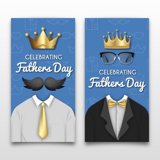 Realistic Father S Day Banners With Crowns 23 2148535185