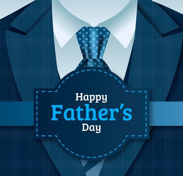 Realistic happy father’s day illustration Free Vector