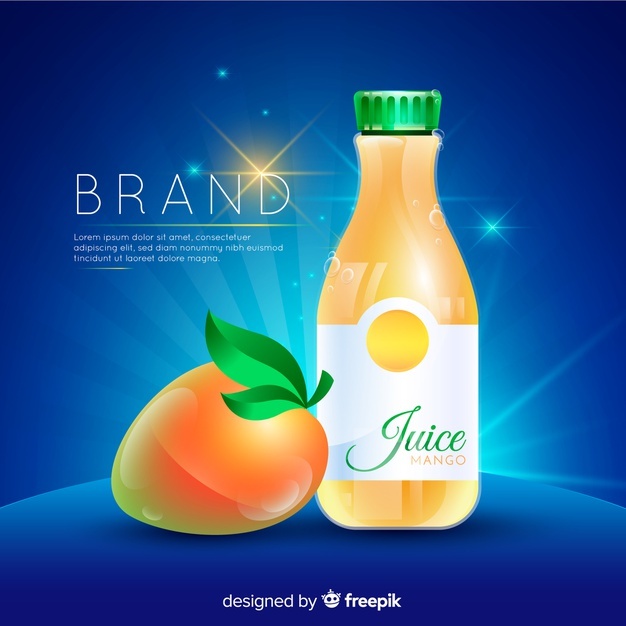 Realistic Mango Juice Advertisement 23 2148147318