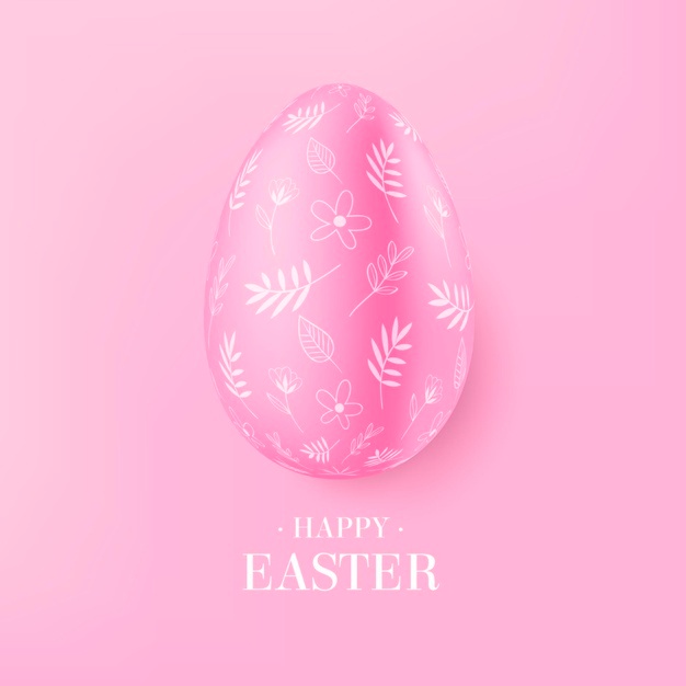 Realistic Pastel Monochrome Easter Illustration With Egg 23 2148873480