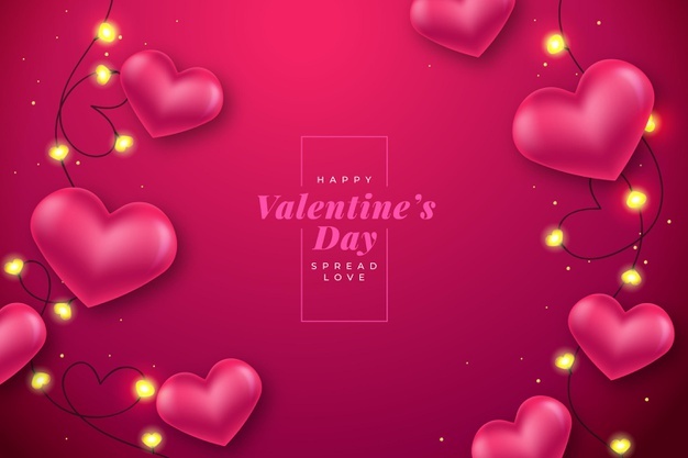 Realistic Valentines Day Background 23 2148794835