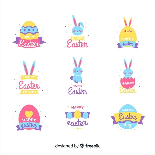 Simple Easter Day Label Collection 23 2148071429