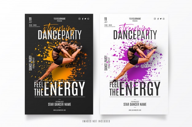 Streaming Dance Show Template 1361 2424