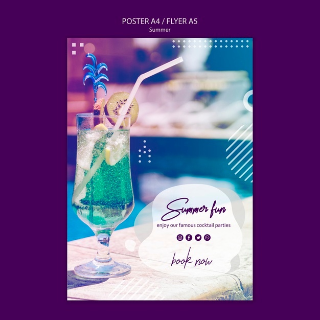 Summer Fun Flyer Template With Photo 23 2148471838