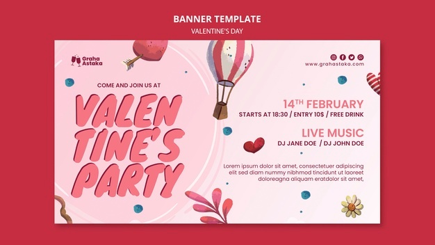 Valentine S Day Party Banner 23 2149221371