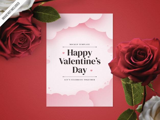 Valentines Day Flyer Mockup 1051 3116