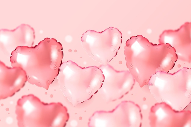 Wallpaper With Pink Heart Shaped Balloons Valentine S Day 23 2148828115