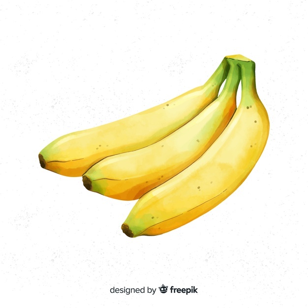 Watercolor Banana Background 52683 10328