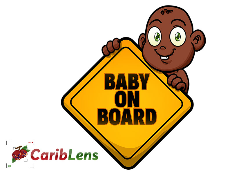 African American Black Baby On Board Sign Or Sticker For Car Free Photo