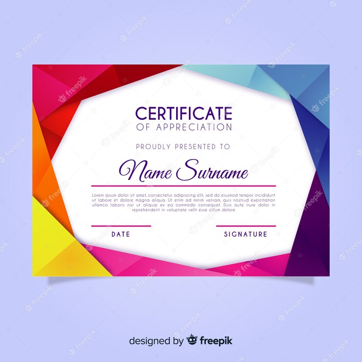 Abstract Certificate Template Concept 23 2147948609