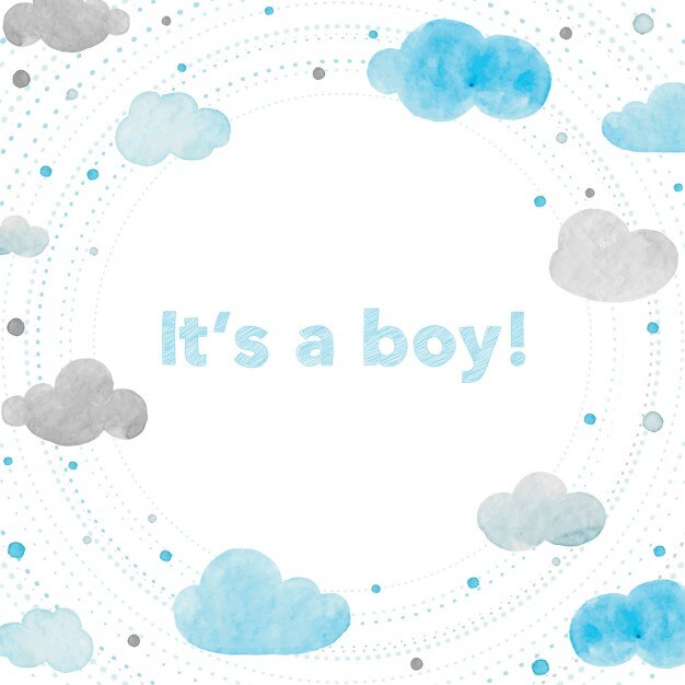 Baby Shower Background With Watercolors 1125 139