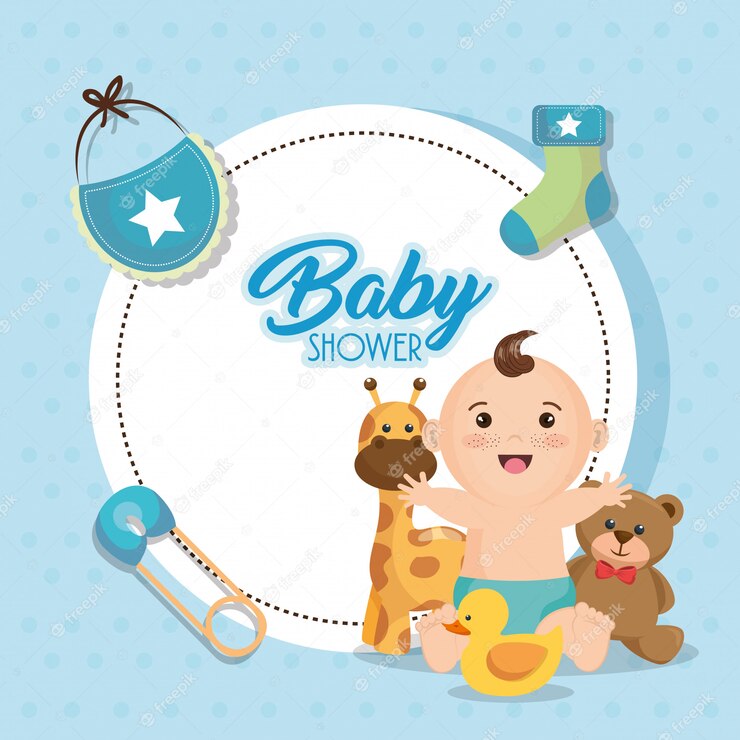 Baby Shower Card With Little Boy 24877 51481