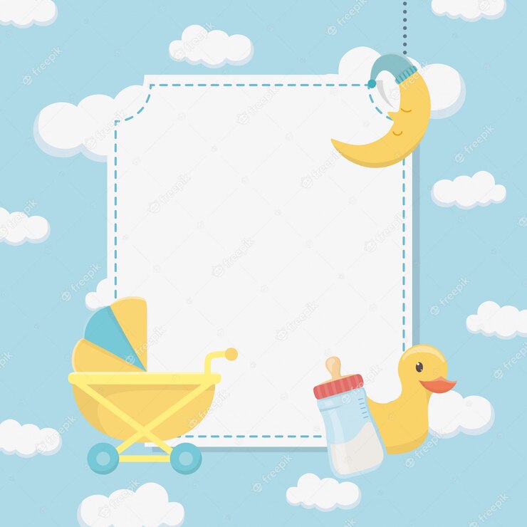 Baby Shower Card With Rubber Duck Accessories 24640 46367