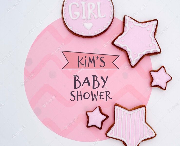 Baby shower decorations for girl Free Psd