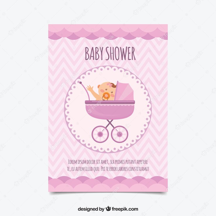 Baby Shower Invitation Flat Style 23 2147762854