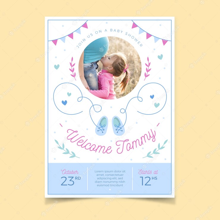 Baby Shower Invitation Template Design 23 2148460345