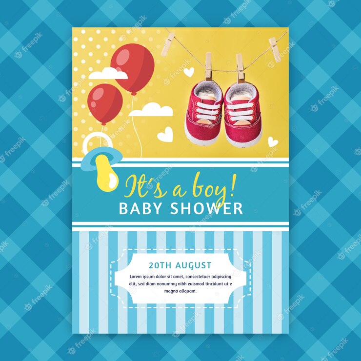 Baby Shower Invitation Template With Picture 23 2148468879