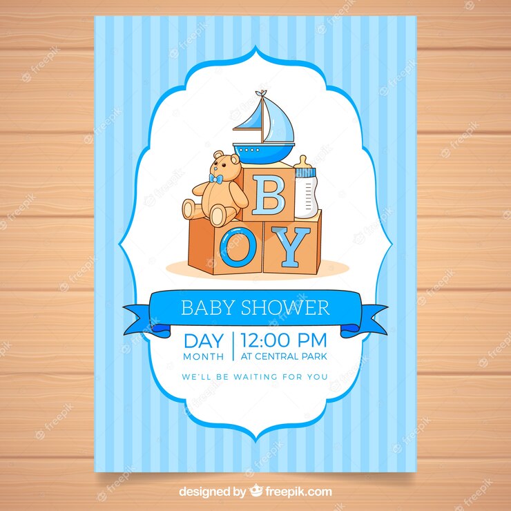 Baby Shower Invitation With Toys 23 2147769319