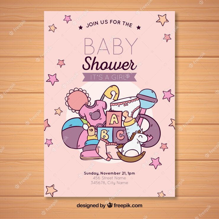 Baby Shower Invitation With Toys 23 2147860023