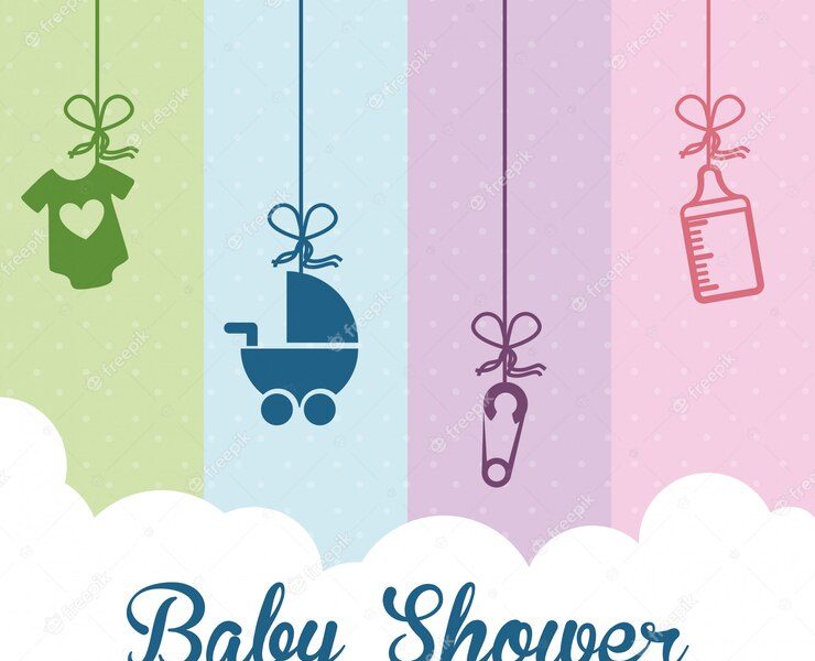 Baby shower Free Vector