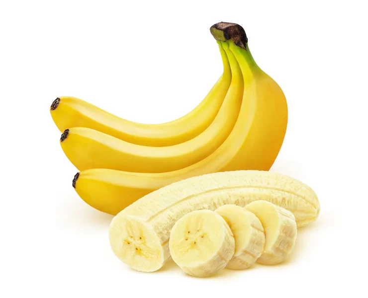 Banana. bunch of bananas isolated on white background Premium Photo