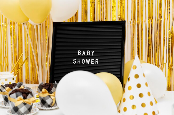 Beautiful Baby Shower Concept With Copy Space 23 2148731306